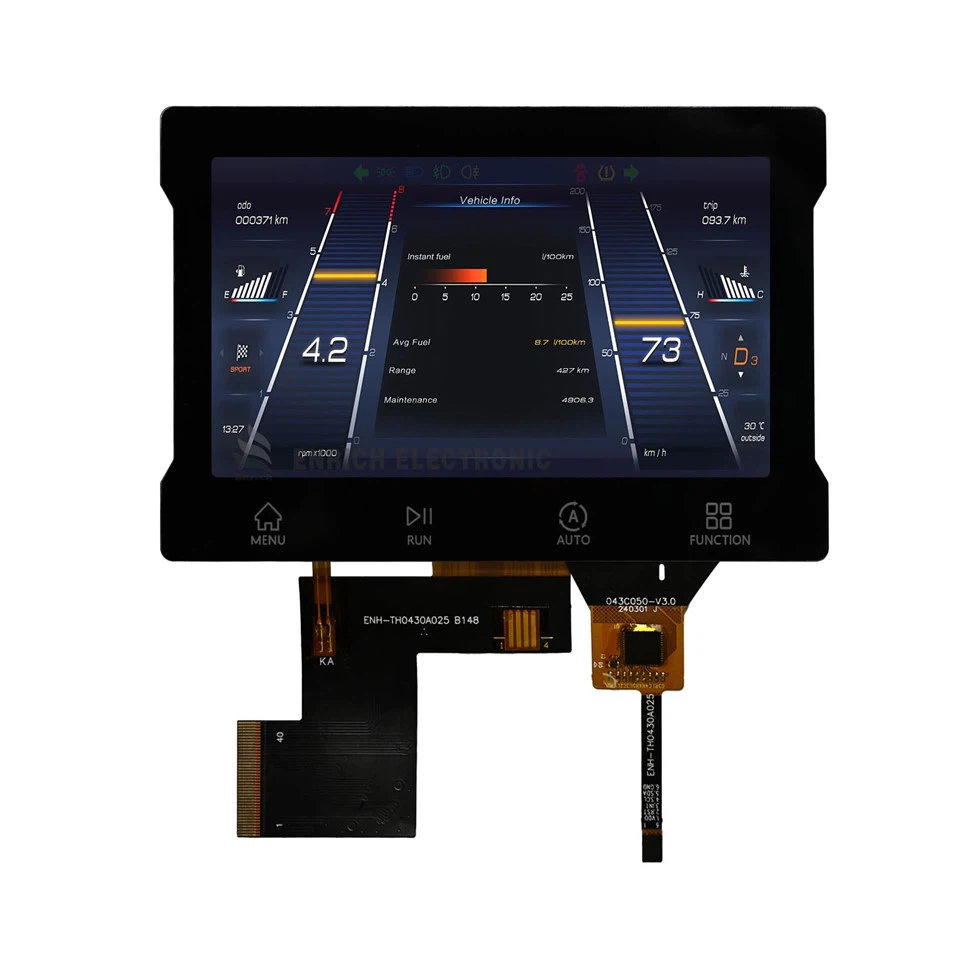 4.3inch TFT LCD 480x272 High-Definition Resolution