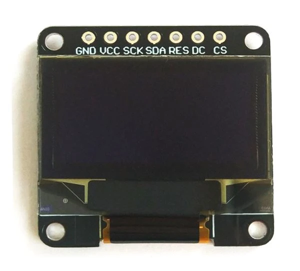 OLED kích thước nhỏ 128 x64 0. 96 Inch 7 PIN Màn hình OLED Mô-đun hiển thị OLED đơn sắc