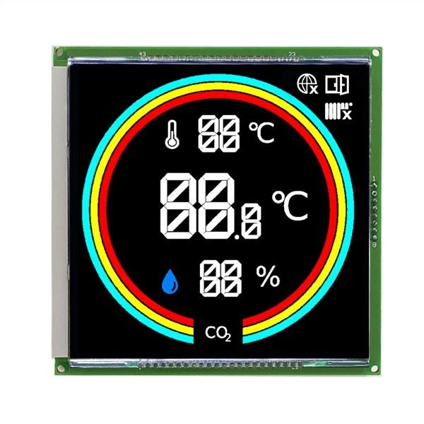 Mô-đun hiển thị LCD 7 đoạn truyền 7 đoạn VA HT1621 tùy chỉnh