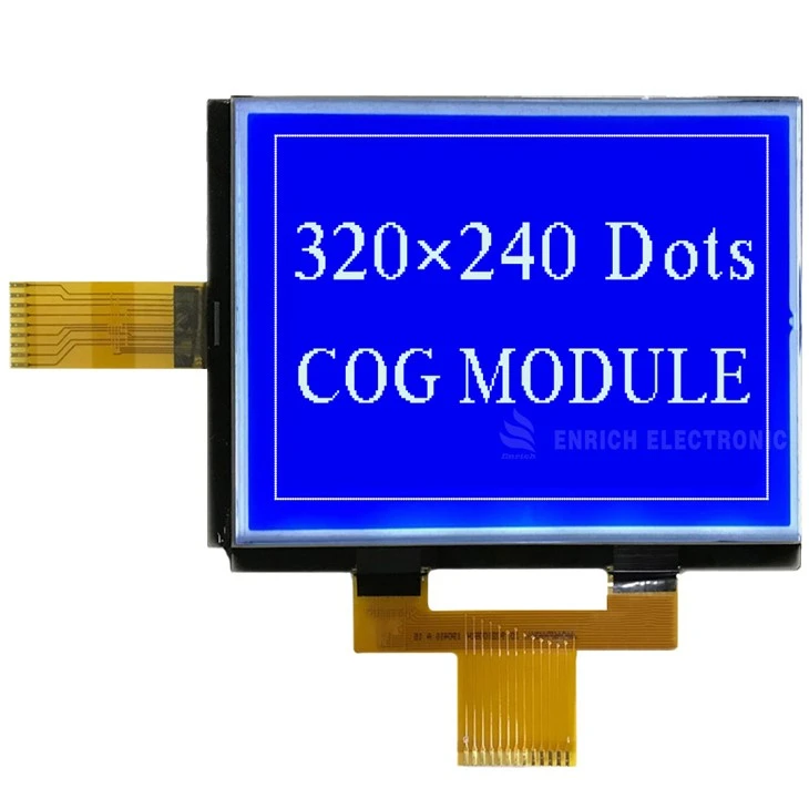 320*240 Monochrome Lcd Display STN Blue Display